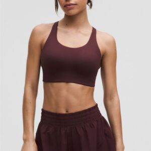 Lululemon Burgandy Sports Bra